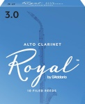 10ROAC25 Rico Royal Alto Clarinet Reeds 2.5