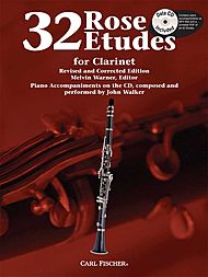 32 Rose Etudes for Clarinet with CD