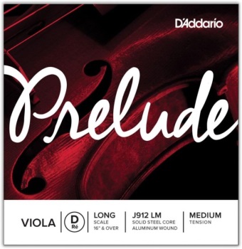 D'Addario J912LM Prelude Viola D, Long Scale