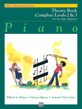 Alfred's Basic Piano Library - Levels 2 & 3 Theory (for the later beginner)