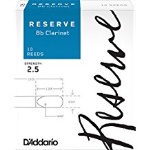 10RESCL25 D'Addario Reserve Clarinet Reeds 2.5 (10 ct. Box)