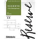 10RESAS25 D'Addario Reserve Alto Sax Reeds 2.5 (10 ct. box)