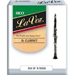 D'Addario 10LCLH La Voz Bb Clarinet Reeds Hard (10 ct. Box)