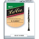 D'Addario 10LCLMH La Voz Bb Clarinet Reeds Medium Hard (10 ct. Box)
