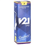 5V21TS3 Vandoren V21 Tenor Sax Reeds 3.0 (5 ct. Box)