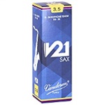 5V21TS35 Vandoren V21 Tenor Sax Reeds 3.5 (5 ct. Box)