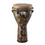 Remo DJ-0012-LM Mondo Djembe Drum - Multi-Mask, 12"