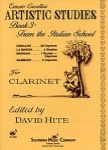 Artistic Studies Book 3 -From the Italian School -Clarinet