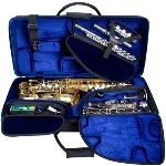 Pro Tec PBTRIALT Protec Tri-pac Case - Alto Saxophone, Clarinet, Flute