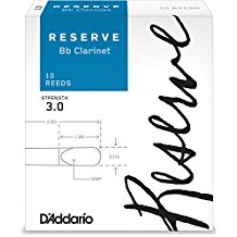 10RESCL3 D'Addario Reserve Clarinet Reeds 3.0 (10 ct. box)