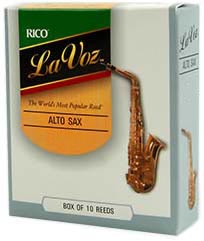 D'Addario 10LASH La Voz Alto Sax Reeds Hard (10 ct. box)