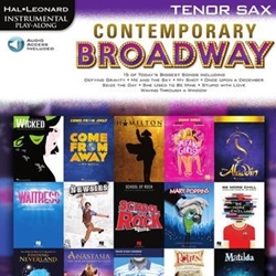 Contemporary Broadway, Tenor Sax Play-Along