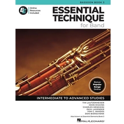 Essential Technique for Band Book 3, Bassoon