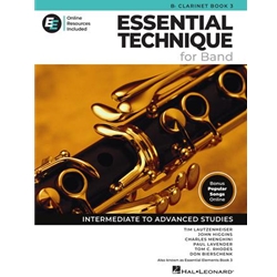 Essential Technique for Band Book 3, Clarinet