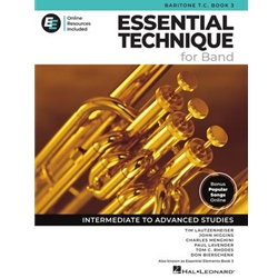 Essential Technique for Band Book 3, Baritone TC