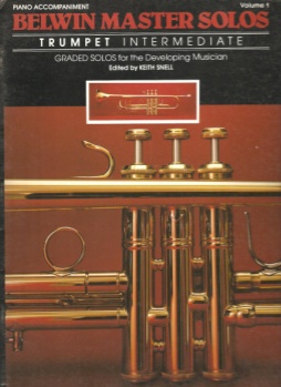 Belwin Master Solos Trumpet Volume 1 Intermediate Pno Acc