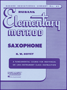 Rubank Elementary Method - Saxophone
