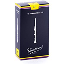 10VCL25 Vandoren Clarinet Reeds 2.5 (10 ct. Box)