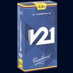 10V21CL3 Vandoren V21 Clarinet Reeds 3.0 (10 ct. Box)