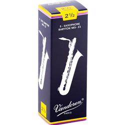 5VBS25 Vandoren Baritone Saxophone Reeds 2.5 (5 ct. Box)